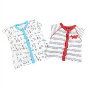 4/$12 ABSORBA Crab & Zoo Animals 3 Month Pajamas